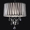 Arya Crystal Lamp Ceiling Lamp-Pendant Lighting-Black, Chrome-Crystal Metal-JadeMoghul Inc.
