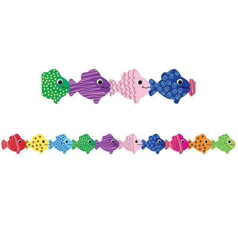 ASSORTED FISH BORDER-Arts & Crafts-JadeMoghul Inc.