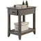 Astonishing Side Table, Gray-Side Tables and End Tables-Gray-MDF Solid Wood Leg-JadeMoghul Inc.