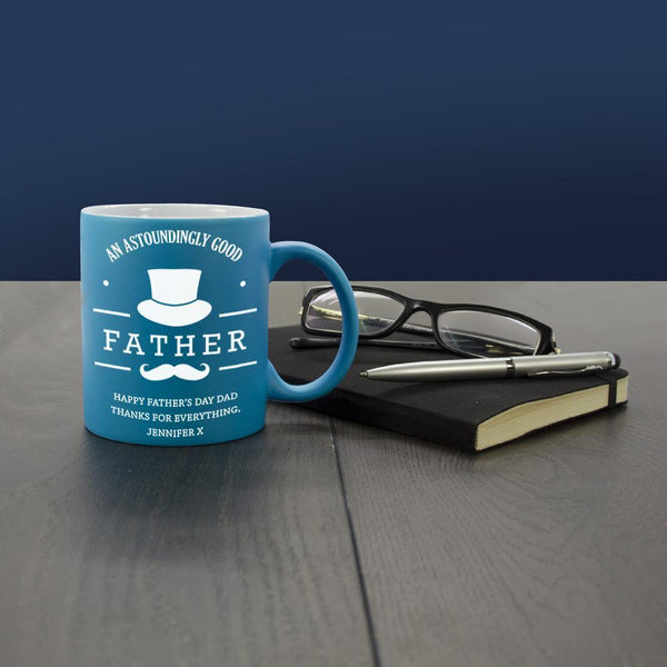 Father's Day Gifts Astoundingly Good Father Personalized Mugs Matte Coloured Mug