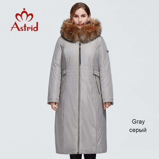 Astrid 2020 New Winter Women's coat women long warm parka fashion Jacket with raccoon fur hood large sizes female clothing 3570 AExp