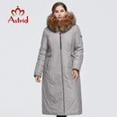 Astrid 2020 New Winter Women's coat women long warm parka fashion Jacket with raccoon fur hood large sizes female clothing 3570 AExp