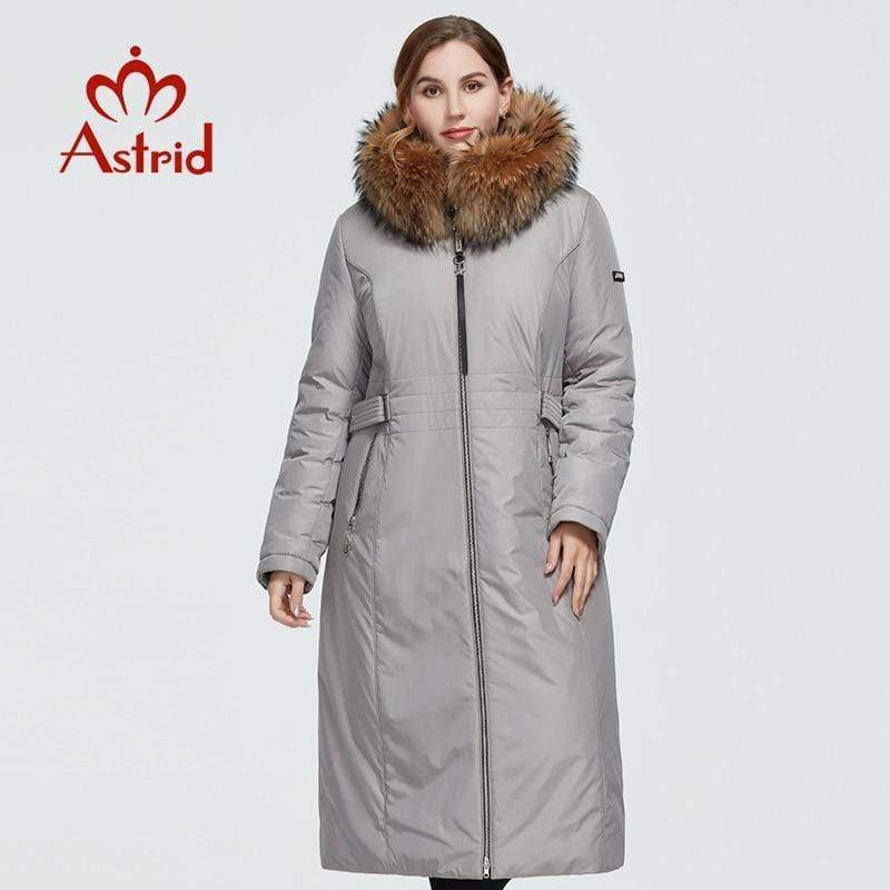 Astrid 2020 New Winter Women's coat women long warm parka fashion Jacket with raccoon fur hood large sizes female clothing 3570 AExp