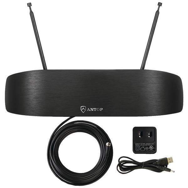 AT-217B Bow Smartpass Amplified TV/FM Antenna-Antennas & Accessories-JadeMoghul Inc.