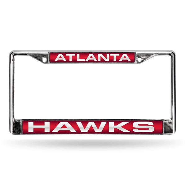 Subaru License Plate Frame Atlanta Hawks Laser Chrome Frame