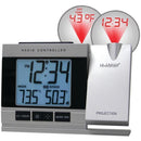 Atomic Projection Alarm Clock with Indoor & Outdoor Temperature-Weather Stations, Thermometers & Accessories-JadeMoghul Inc.