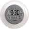 Atomic Wall Clock with Thermometer-Weather Stations, Thermometers & Accessories-JadeMoghul Inc.