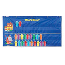 ATTENDANCE POCKET CHART-Learning Materials-JadeMoghul Inc.