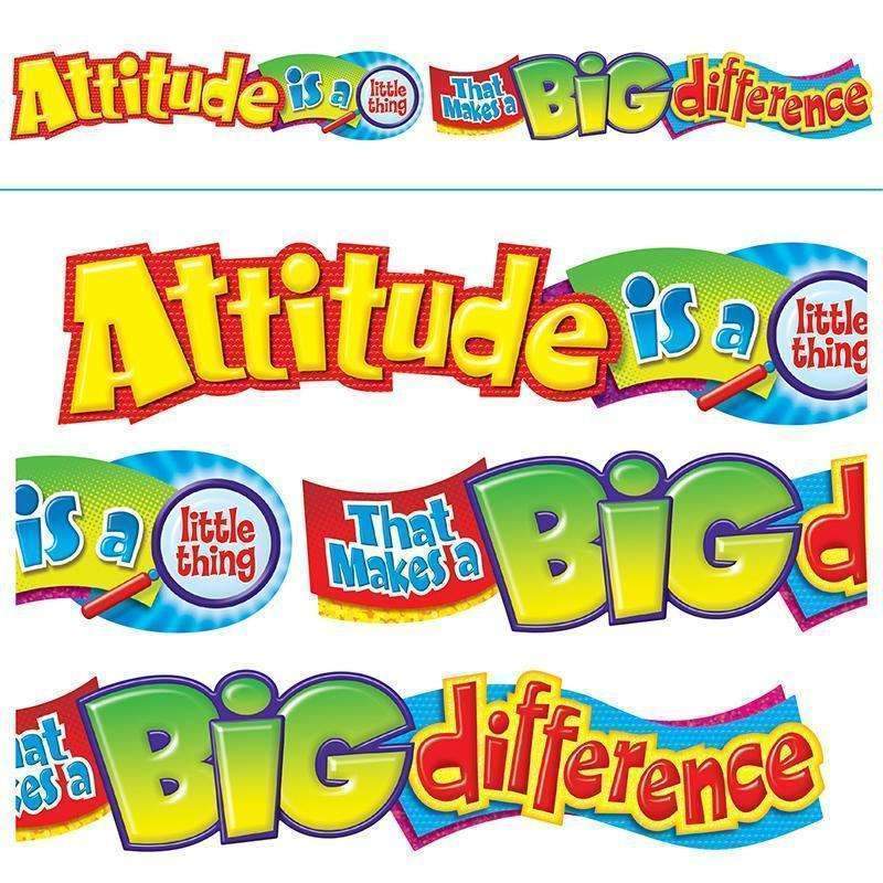 ATTITUDE IS A LITTLE THING 10FT-Learning Materials-JadeMoghul Inc.