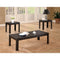 Attractive Black Three Piece Occasional Table Set-Coffee Table Sets-BLACK-SOLIDWOOD-JadeMoghul Inc.