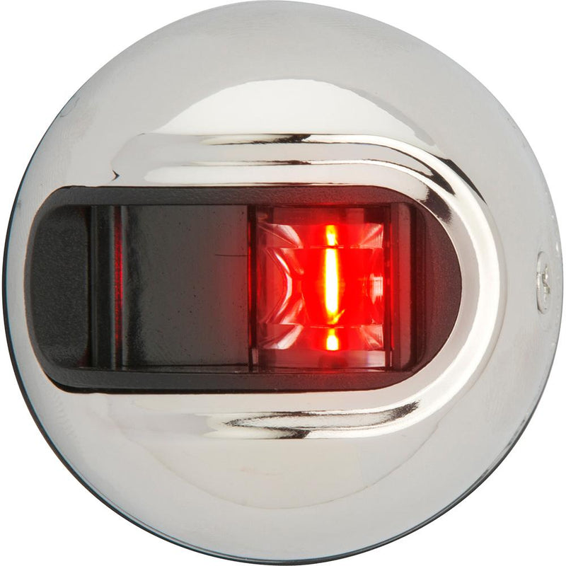 Attwood LightArmor Vertical Surface Mount Navigation Light - Port (red) - Stainless Steel - 2NM [NV3012SSR-7]-Navigation Lights-JadeMoghul Inc.