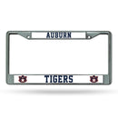 Unique License Plate Frames Auburn Chrome Frame