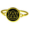 Auburn Tigers Gold Tone Bangle Bracelet-NCAA,Auburn Tigers,Jewelry & Accessories-JadeMoghul Inc.