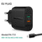 AUKEY Quick Charge 3.0 USB Charger QC3.0 Mobile Phone Fast Wall Charger For Xiaomi mi7 Samsung s8 iPhone X 8 7 iPad Power Bank-China-PAT13 EU Plug-JadeMoghul Inc.