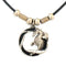 Authentic Sports Accessories - Dragon in a Circle Adjustable Cord Necklace-Jewelry & Accessories,Necklaces,Adjustable Cord Necklaces-JadeMoghul Inc.