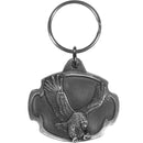 Authentic Sports Key Chains - Diving Eagle Antiqued Key Chain-Key Chains,Scultped Key Chains,Antiqued Key Chain-JadeMoghul Inc.