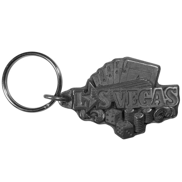 Authentic Sports Key Chains - Las Vegas Metal Key Chain-Key Chains,Scultped Key Chains,Antiqued Key Chain-JadeMoghul Inc.