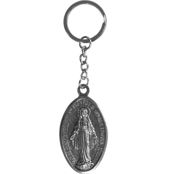 Authentic Sports Key ChainsOur Lady of Guadalupe Key Chain-Key Chains,Scultped Key Chains,Antiqued Key Chain-JadeMoghul Inc.