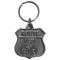 Authentic Sports Key ChainsRoute 66 Antiqued Key Chain-Key Chains,Scultped Key Chains,Antiqued Key Chain-JadeMoghul Inc.