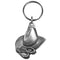 Authentic Sports Key ChainsSpurs and Cowboy Hat Antiqued Keyring-Key Chains,Scultped Key Chains,Antiqued Key Chain-JadeMoghul Inc.