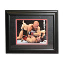 Autographed Georges St. Pierre UFC 8x10 Photo Framed-ENTERTAINMENT MEMORABILIA-JadeMoghul Inc.