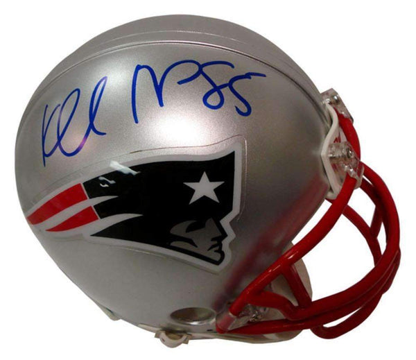 Autographed Kenbrell Thompkins New England Patriots mini replica helmet.-AUTO FOOTBALL MEMORABILIA-JadeMoghul Inc.