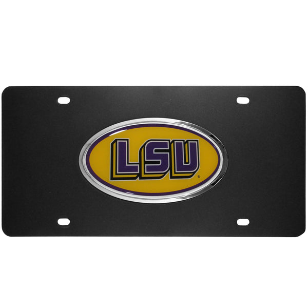 LSU Tigers Football Acrylic License Plate Frame