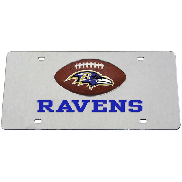 Automotive Accessories NFL - Baltimore Ravens Mirrored Plate JM Sports-7