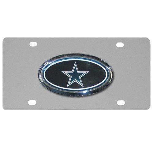 Automotive Accessories NFL - Dallas Cowboys Steel License Plate with Domed Emblem JM Sports-11