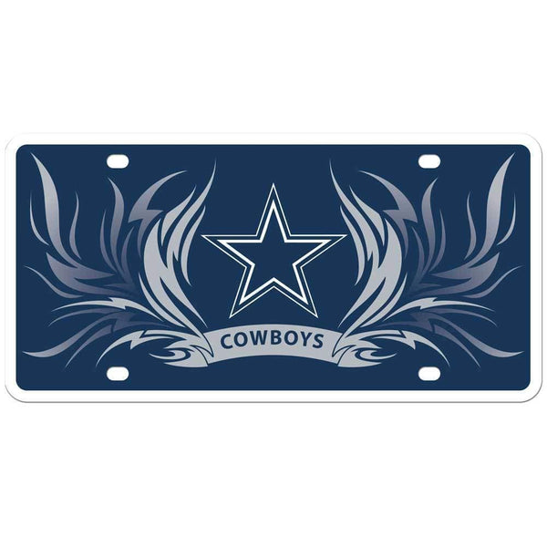 Automotive Accessories NFL - Dallas Cowboys Styrene License Plate JM Sports-7