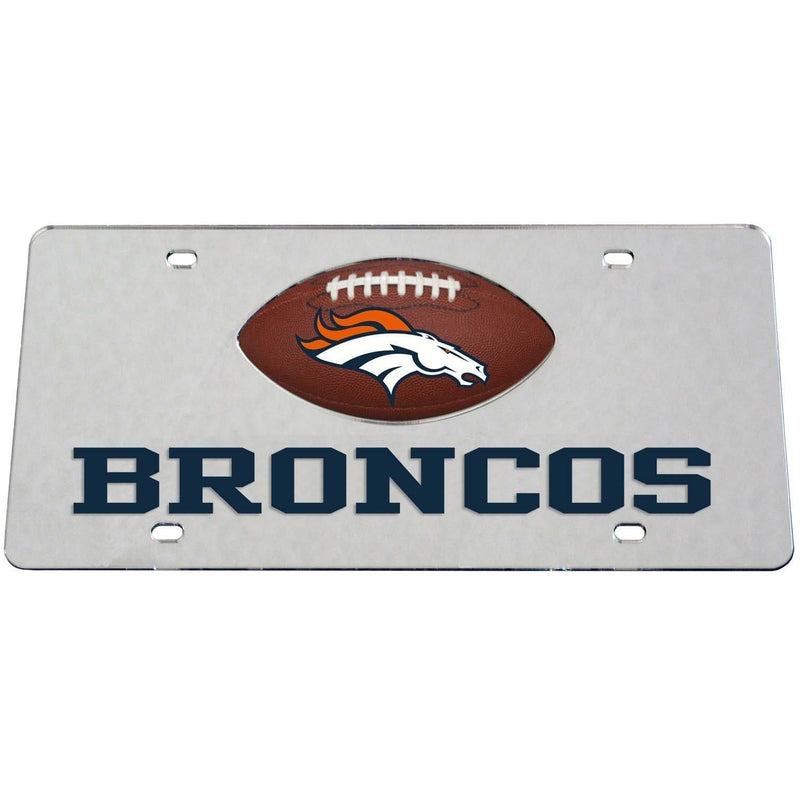 Automotive Accessories NFL - Denver Broncos Mirrored Plate JM Sports-7