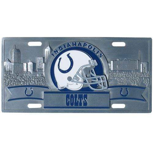 Automotive Accessories NFL - Indianapolis Colts Collector's License Plate JM Sports-16