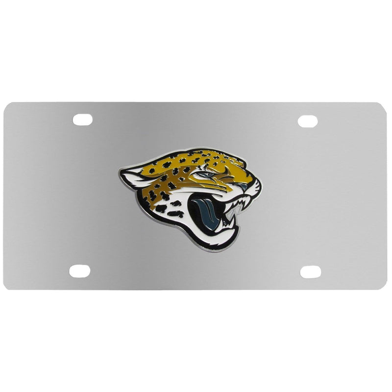 Automotive Accessories NFL - Jacksonville Jaguars Steel License Plate JM Sports-11
