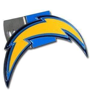 Automotive Accessories NFL - Los Angeles Chargers Large Hitch Cover Class II and Class III Metal Plugs JM Sports-11