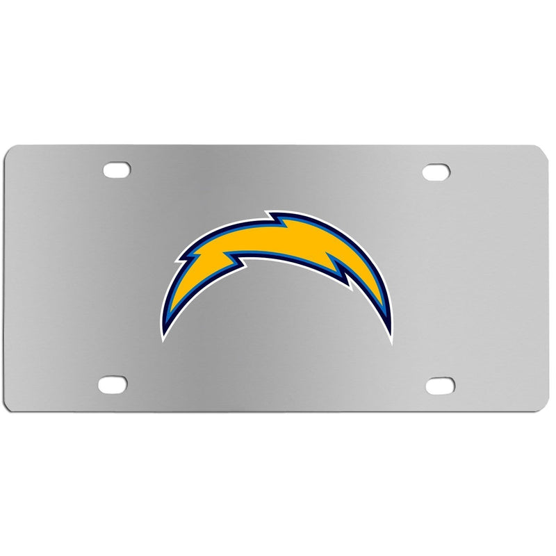 Automotive Accessories NFL - Los Angeles Chargers Steel License Plate Wall Plaque JM Sports-11