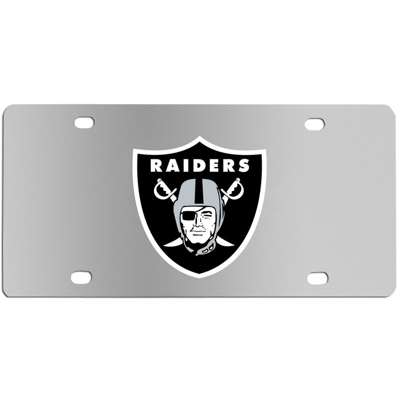 Automotive Accessories NFL - Oakland Raiders Steel License Plate Wall Plaque JM Sports-11