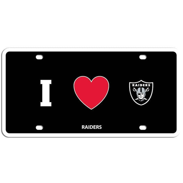 Automotive Accessories NFL - Oakland Raiders Styrene License Plate JM Sports-7