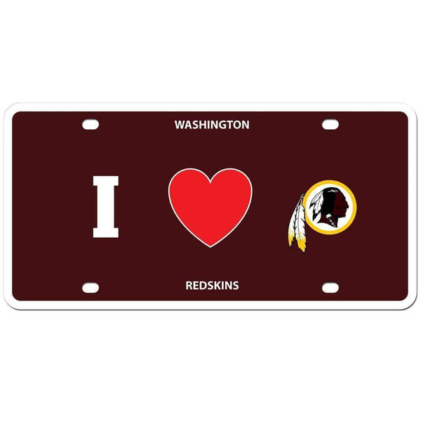 Automotive Accessories NFL - Washington Redskins Styrene License Plate JM Sports-7