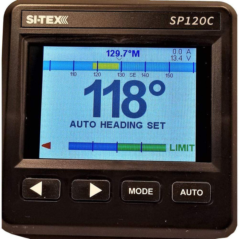 Autopilots SI-TEX SP-120 Color System w/Rudder Feedback  9CI Pump [SP120C-RF-2] SI-TEX