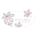 Autumn Leaf Small Cling Berry (Pack of 1)-Wedding Signs-Tangerine Orange-JadeMoghul Inc.