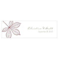 Autumn Leaf Small Rectangular Tag Berry (Pack of 1)-Wedding Favor Stationery-Harvest Gold-JadeMoghul Inc.