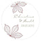 Autumn Leaf Small Sticker Berry (Pack of 1)-Wedding Favor Stationery-Sandy Grey-JadeMoghul Inc.