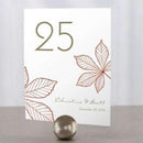 Autumn Leaf Table Number Numbers 1-12 Ruby (Pack of 12)-Table Planning Accessories-Berry-49-60-JadeMoghul Inc.