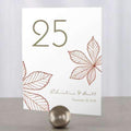 Autumn Leaf Table Number Numbers 1-12 Ruby (Pack of 12)-Table Planning Accessories-Leaf Green-1-12-JadeMoghul Inc.