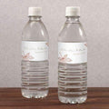 Autumn Leaf Water Bottle Label Berry (Pack of 1)-Wedding Ceremony Stationery-Harvest Gold-JadeMoghul Inc.