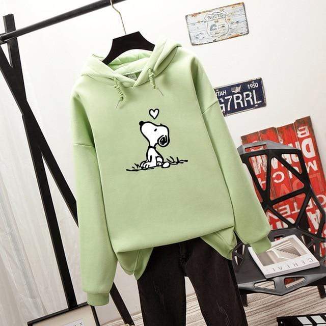 Autumn Winter Sweatshirt Women Long Sleeve Cartoon Dog Pattern Print Hoodie Harajuku Oversized Women Hoodies Tops Streetwear JadeMoghul Inc. 