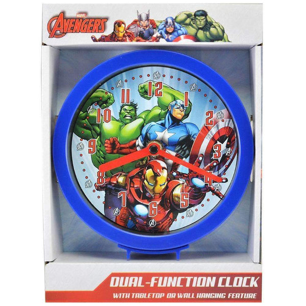 Avengers Dual-Function Clock with Tabletop or Wall Hanging Feature-Toy-JadeMoghul Inc.