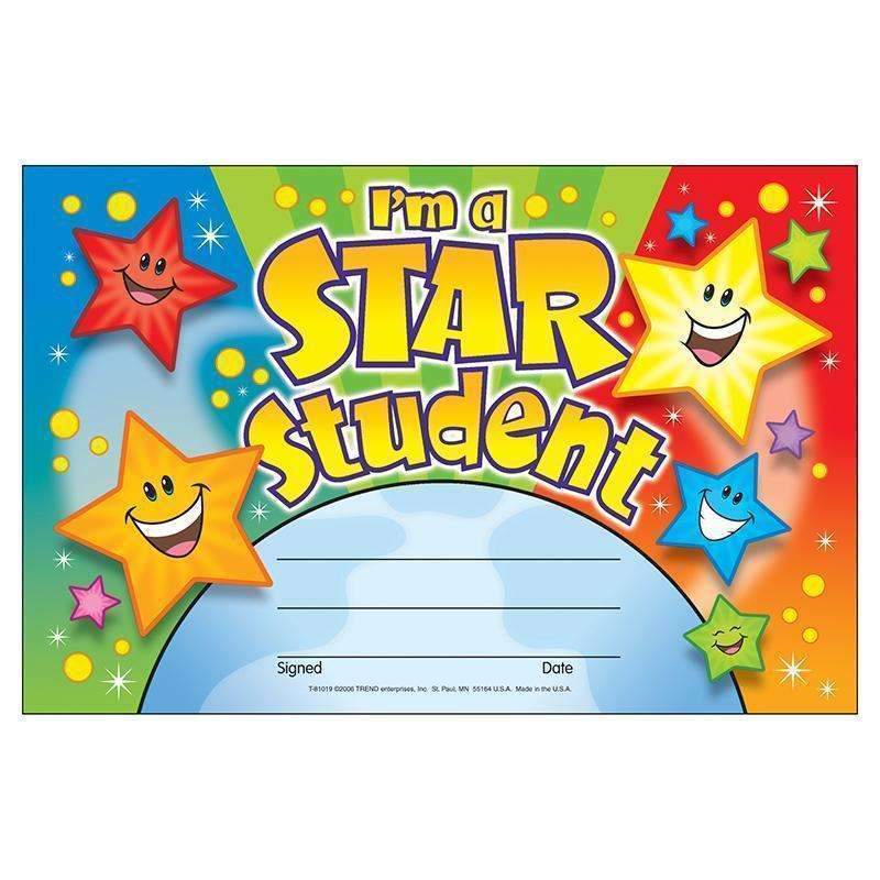 AWARDS IM A STAR STUDENT-Learning Materials-JadeMoghul Inc.