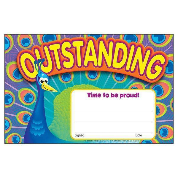 AWARDS OUTSTANDING PEACOCK-Learning Materials-JadeMoghul Inc.