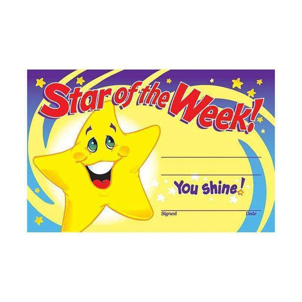 AWARDS STAR OF THE WEEK 30/PK 5X8-Learning Materials-JadeMoghul Inc.